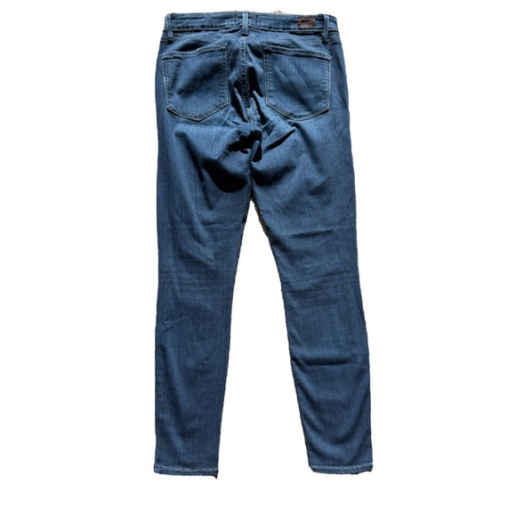 PAIGE Verdugo Ankle Jeans Women's Size 30 Blue Dark Wash Denim Stretch Casual - Picture 2 of 9